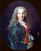 Nicolas de Largilliere Portrait de Francois-Marie Arouet, dit Voltaire oil painting on canvas